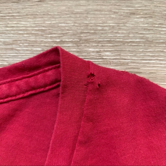 J. Crew red tshirt - Picture 3 of 4